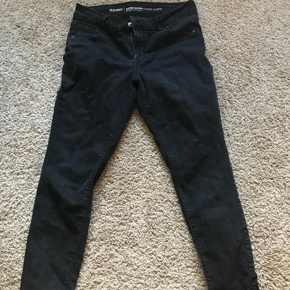Black skinny jeans